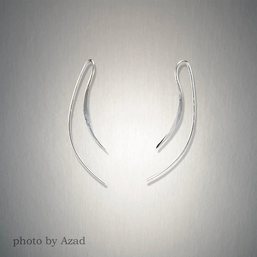 Sterling Silver Parenthesis Sm Earring🎨 Jewelry🎨 Buy Art at Carolina Creations Gallery in Downtown New Bern🎨