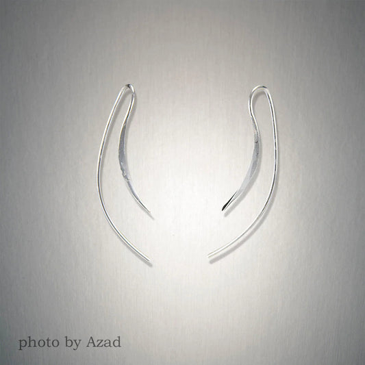 Sterling Silver Parenthesis Sm Earring🎨 Jewelry🎨 Buy Art at Carolina Creations Gallery in Downtown New Bern🎨