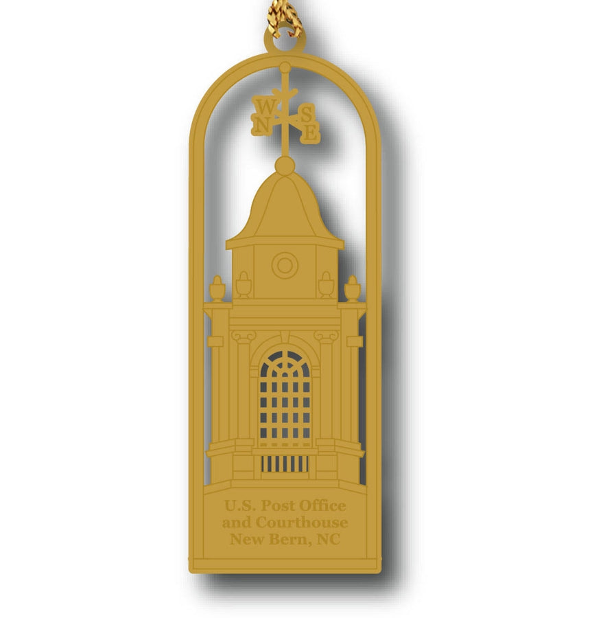 JTF New Bern Ornament Federal Court 2022🎨 Historical Ornaments🎨 Buy Art at Carolina Creations Gallery in Downtown New Bern🎨
