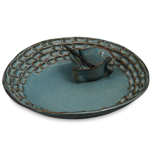 Medley 2PC Textured Tray Set🎨 Pottery🎨 Buy Art at Carolina Creations Gallery in Downtown New Bern🎨