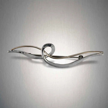 Mixed Metal Storm Pin🎨 Jewelry🎨 Buy Art at Carolina Creations Gallery in Downtown New Bern🎨