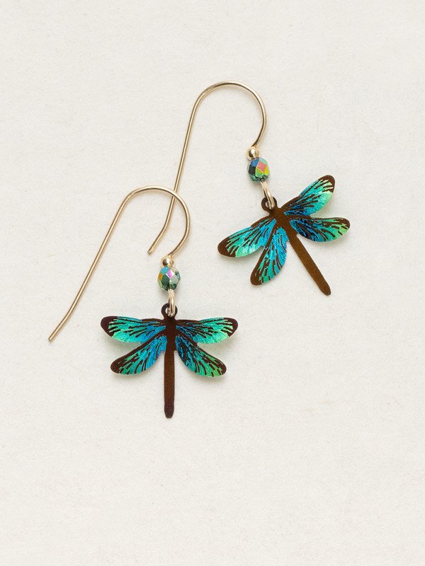 Turq Dragonfly Dream Ear🎨 Jewelry🎨 Buy Art at Carolina Creations Gallery in Downtown New Bern🎨