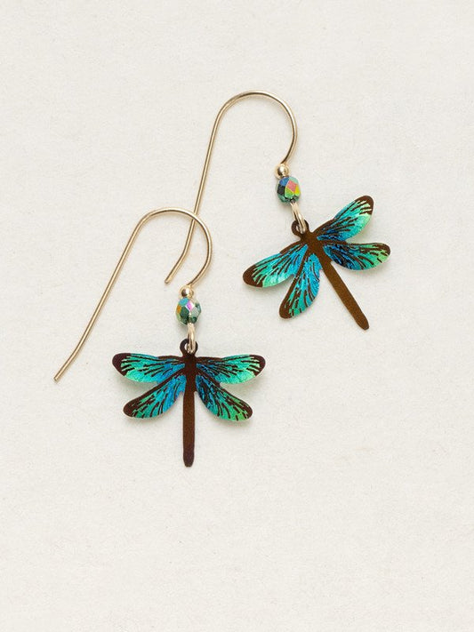 Turq Dragonfly Dream Ear🎨 Jewelry🎨 Buy Art at Carolina Creations Gallery in Downtown New Bern🎨