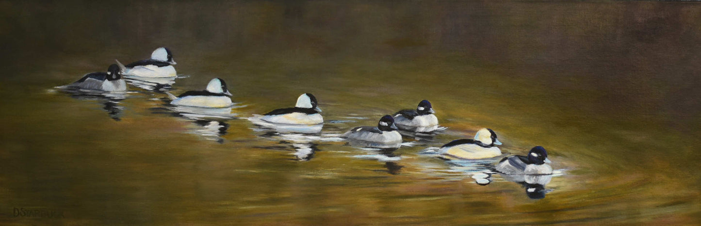 David Starbuck Ducks in A Row🎨 David Starbuck🎨 Buy Art at Carolina Creations Gallery in Downtown New Bern🎨