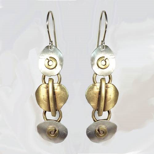 Lily Pad Earrings 1🎨 Jewelry🎨 Buy Art at Carolina Creations Gallery in Downtown New Bern🎨