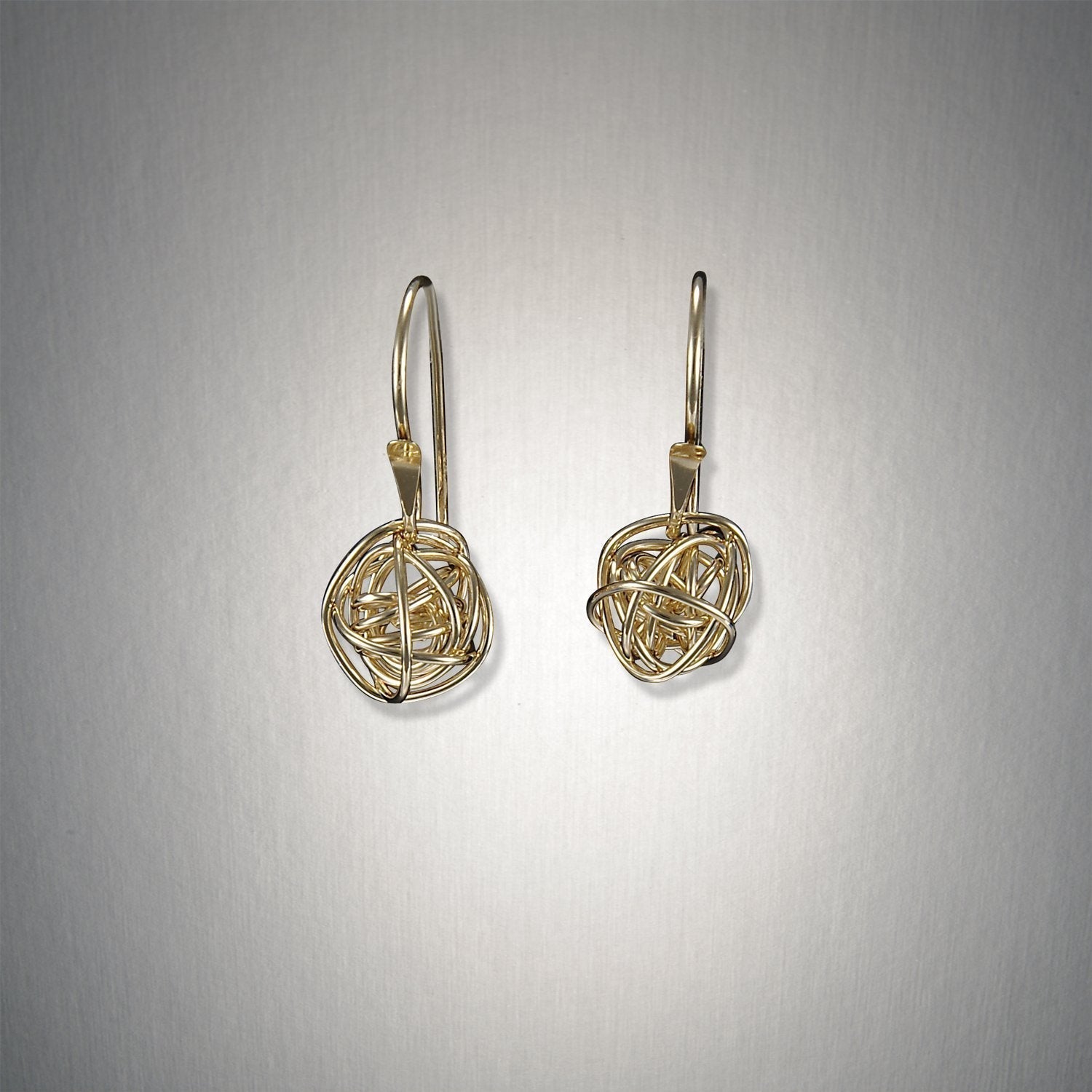 Gold Filled Knot Small Earring🎨 Jewelry🎨 Buy Art at Carolina Creations Gallery in Downtown New Bern🎨