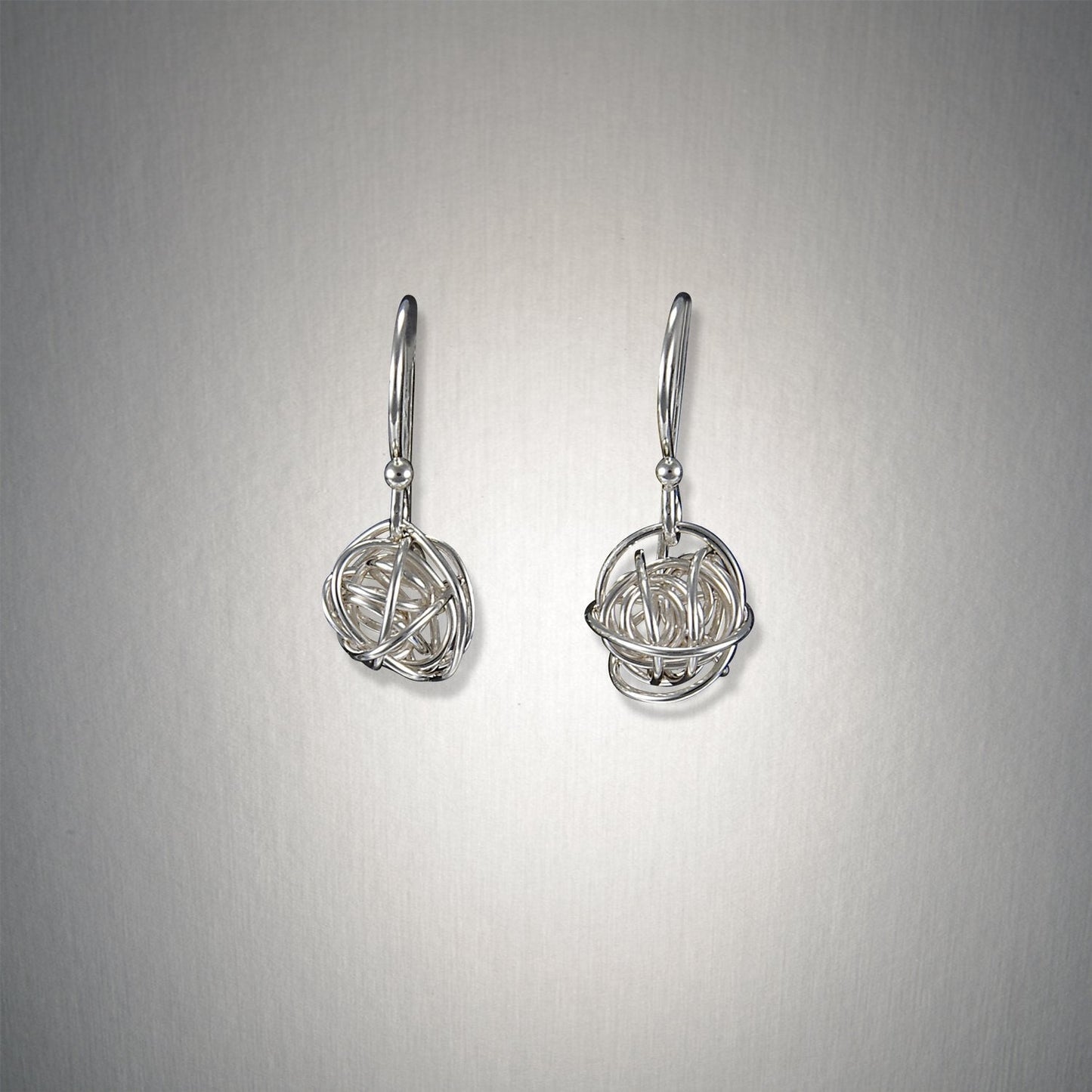 Sterling Silver Knot Med Earring🎨 Jewelry🎨 Buy Art at Carolina Creations Gallery in Downtown New Bern🎨