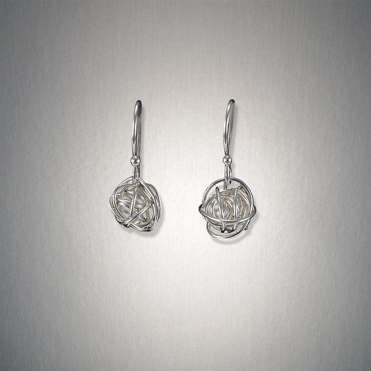 Sterling Silver Knot Med Earring🎨 Jewelry🎨 Buy Art at Carolina Creations Gallery in Downtown New Bern🎨