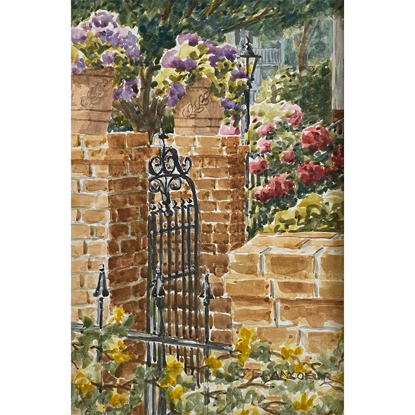 Jan Francoeur Original Flowers E Front🎨 Jan's Originals🎨 Buy Art at Carolina Creations Gallery in Downtown New Bern🎨