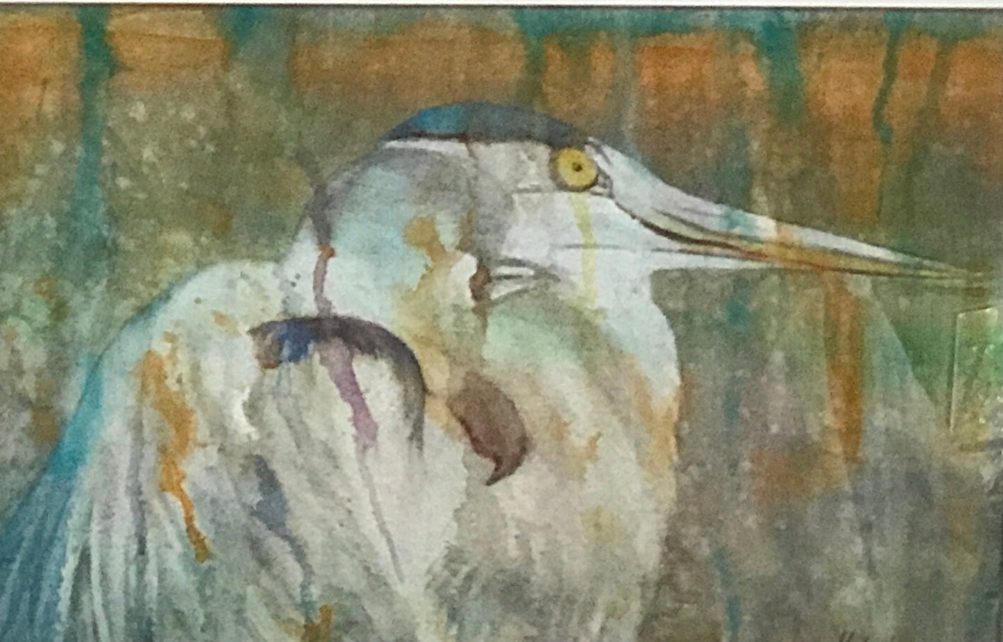 Pat Holscher Heron Watch🎨 Pat Holscher🎨 Buy Art at Carolina Creations Gallery in Downtown New Bern🎨