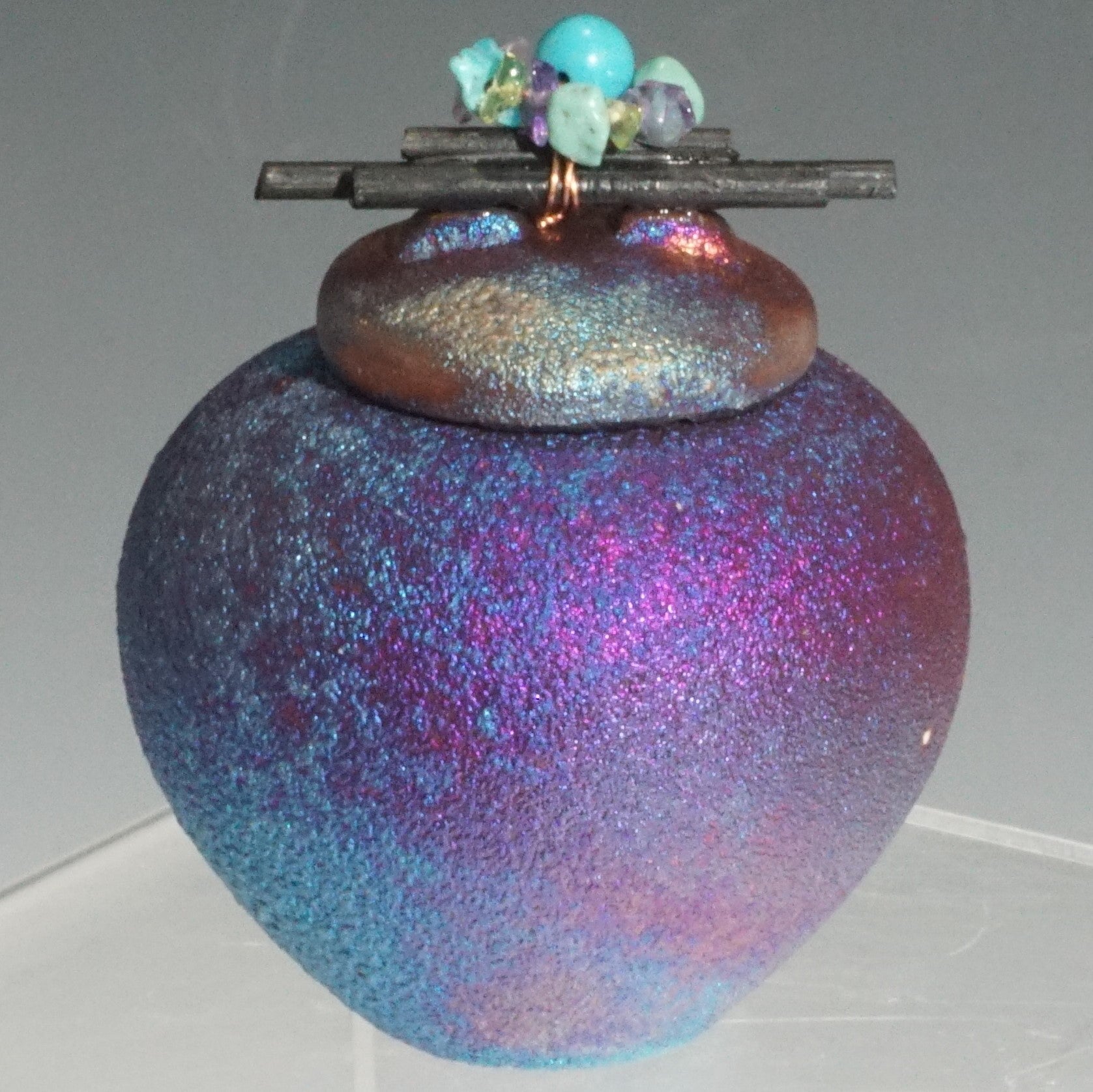 Mini Fetish Dreamcatcher Jar? Pottery? Buy Art at Carolina Creations Gallery in Downtown New Bern?