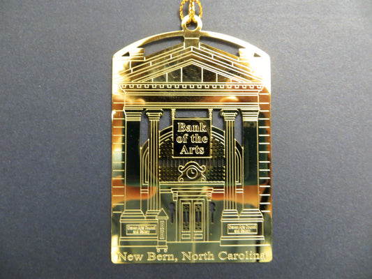 JTF New Bern Ornament Bank of Arts 2012🎨 Historical Ornaments🎨 Buy Art at Carolina Creations Gallery in Downtown New Bern🎨