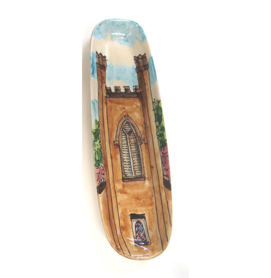 Jan Francoeur Skinny First Baptist🎨 Jan's Celebration Pottery🎨 Buy Art at Carolina Creations Gallery in Downtown New Bern🎨