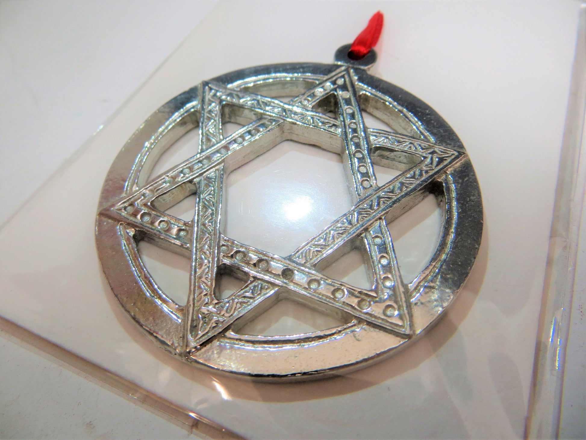 Star of David Ornament🎨 Metal Arts🎨 Buy Art at Carolina Creations Gallery in Downtown New Bern🎨