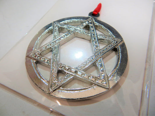 Star of David Ornament🎨 Metal Arts🎨 Buy Art at Carolina Creations Gallery in Downtown New Bern🎨