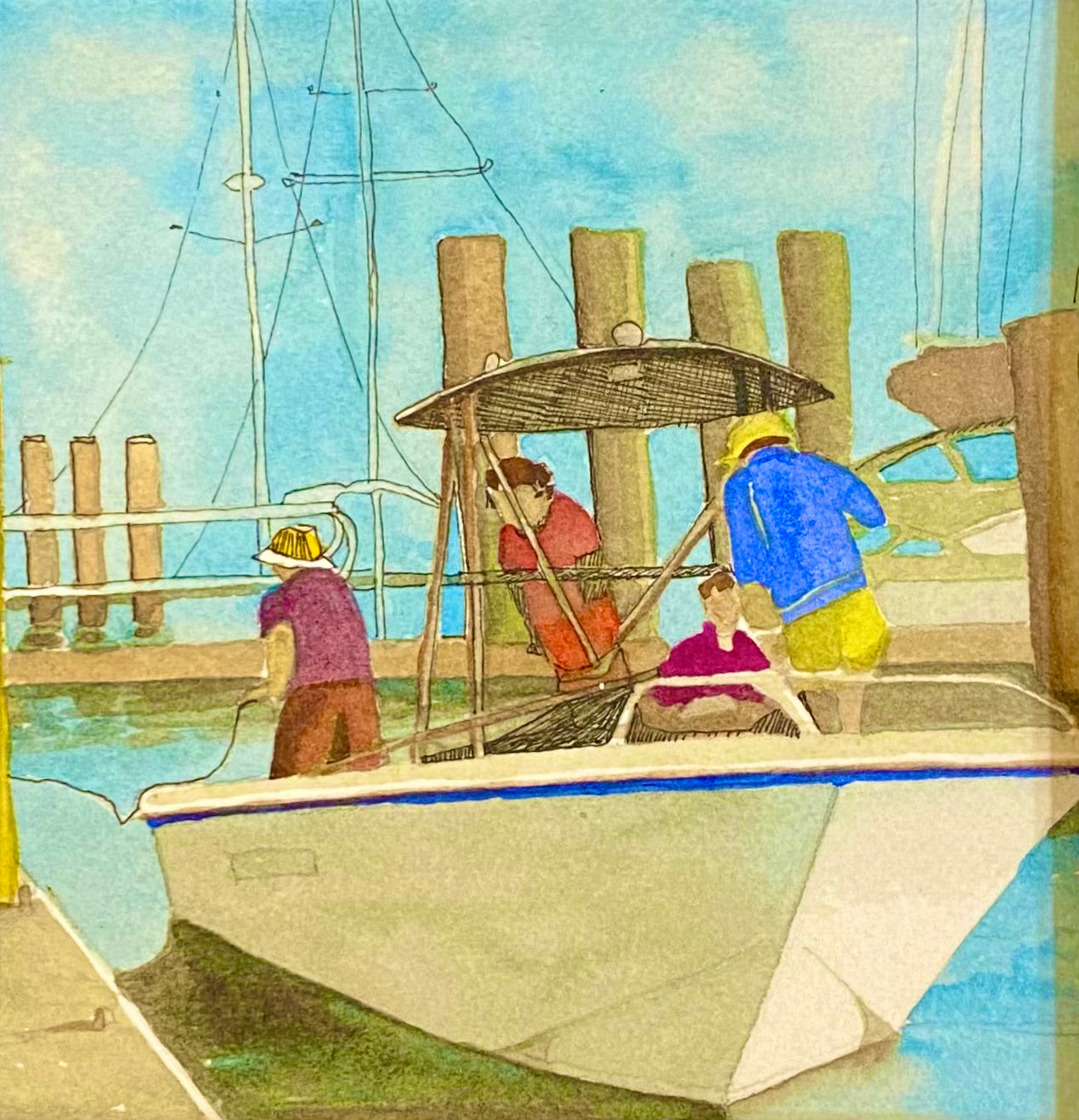 Barbara Rohde Ready To Go🎨 Barbara Rohde🎨 Buy Art at Carolina Creations Gallery in Downtown New Bern🎨