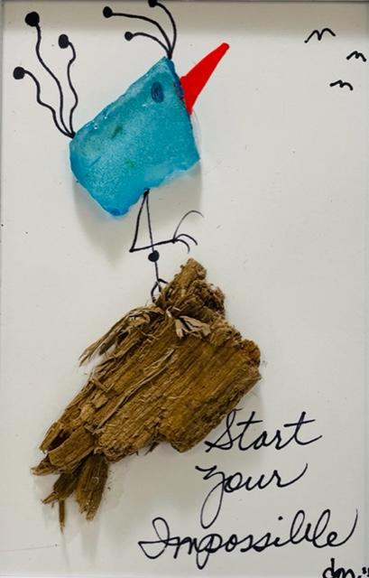 Donna Michaux Inspirational Seaglass🎨 Decor🎨 Buy Art at Carolina Creations Gallery in Downtown New Bern🎨