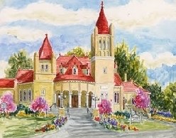 Jan Francoeur Print Centenary UMC🎨 Jan's Prints🎨 Buy Art at Carolina Creations Gallery in Downtown New Bern🎨