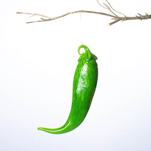 Handblown Glass Chili Pepper🎨 Glass🎨 Buy Art at Carolina Creations Gallery in Downtown New Bern🎨
