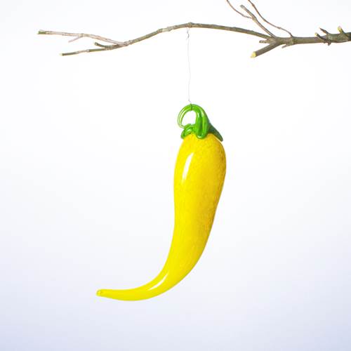 Handblown Glass Chili Pepper🎨 Glass🎨 Buy Art at Carolina Creations Gallery in Downtown New Bern🎨