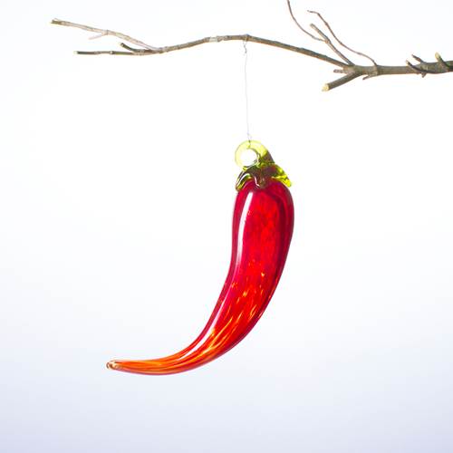 Handblown Glass Chili Pepper🎨 Glass🎨 Buy Art at Carolina Creations Gallery in Downtown New Bern🎨