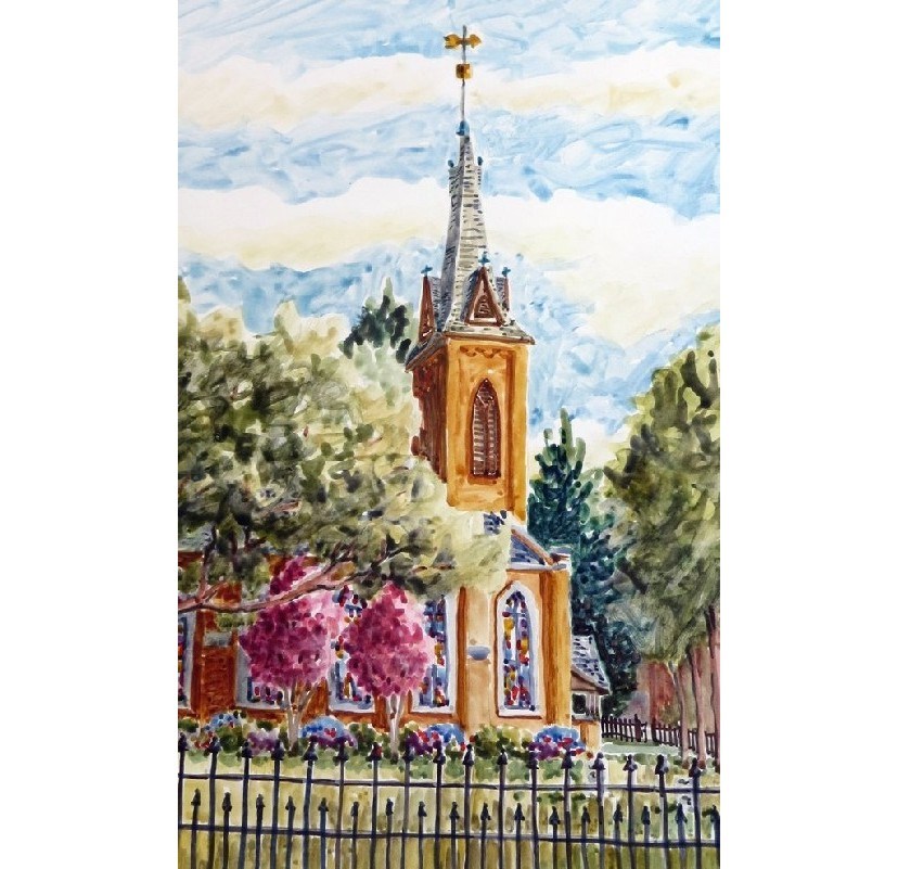 Jan Francoeur Christ Episcopal Church🎨 Jan's Prints🎨 Buy Art at Carolina Creations Gallery in Downtown New Bern🎨