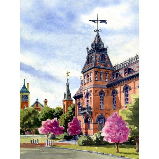 Jan Francoeur Courthouse Large🎨 Jan's Prints🎨 Buy Art at Carolina Creations Gallery in Downtown New Bern🎨