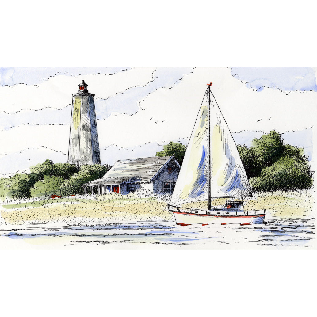 Jan Francoeur LTHS Bald Head Island🎨 Janet Francoeur🎨 Buy Art at Carolina Creations Gallery in Downtown New Bern🎨