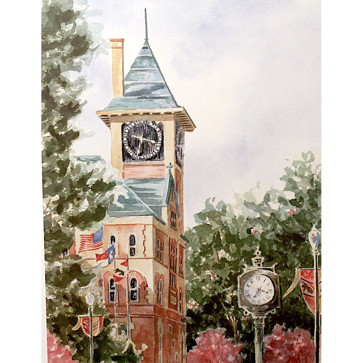 Jan Francoeur Print City Hall New Bern🎨 Jan's Prints🎨 Buy Art at Carolina Creations Gallery in Downtown New Bern🎨