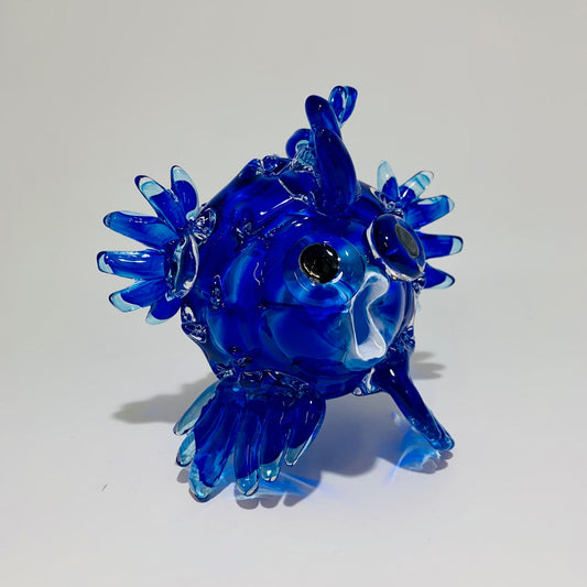 Puffer Fish Large🎨 Glass🎨 Buy Art at Carolina Creations Gallery in Downtown New Bern🎨