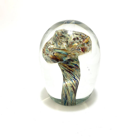 Mushroom Paperweight🎨 Glass🎨 Buy Art at Carolina Creations Gallery in Downtown New Bern🎨