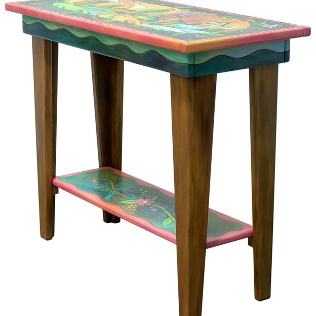 Handmade 3" Sofa Table🎨 Wood🎨 Buy Art at Carolina Creations Gallery in Downtown New Bern🎨