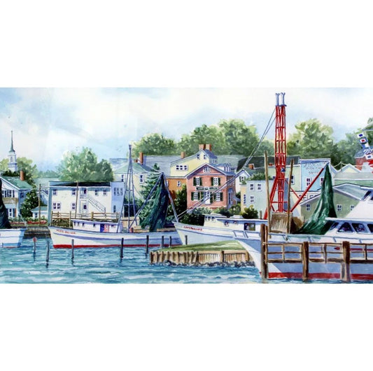 Jan Francoeur Swansboro Print🎨 Jan's Prints🎨 Buy Art at Carolina Creations Gallery in Downtown New Bern🎨