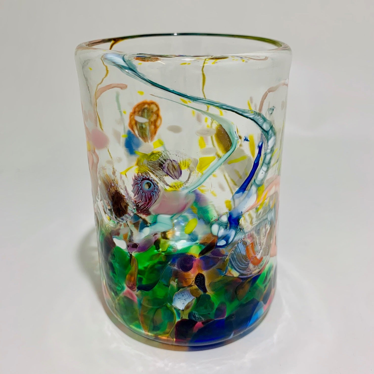Paul Counts Ocean Rainbow Tumblers? Glass? Buy Art at Carolina Creations Gallery in Downtown New Bern?