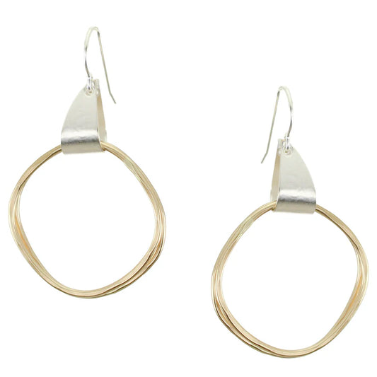 Mixed Metal Earring