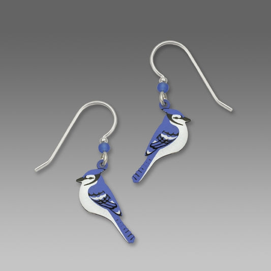 Earrings Blue Jay