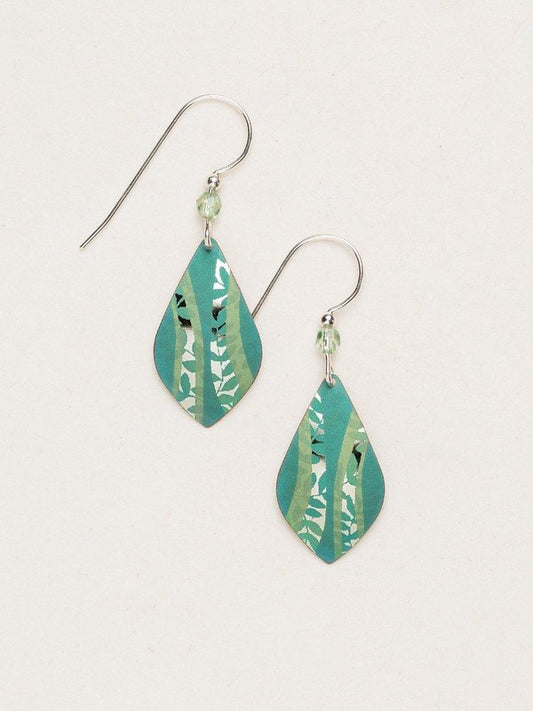 Holly Yashi Tidal Teal Riverwind Earrings🎨 Jewelry🎨 Buy Art at Carolina Creations Gallery in Downtown New Bern🎨