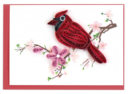 Cardinal Gift Enclosure Mini Card