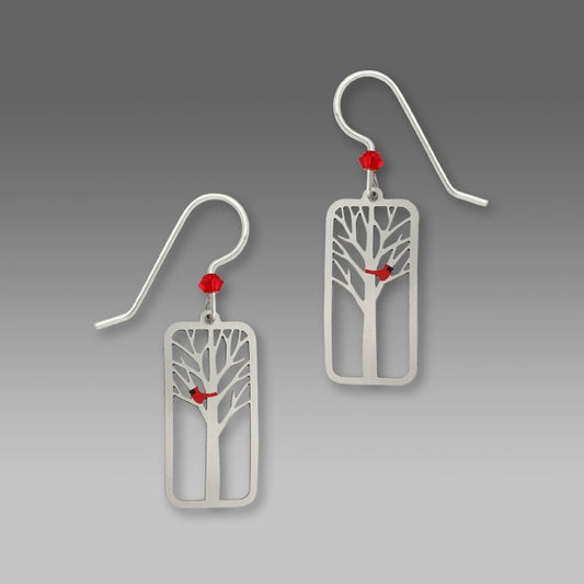 Earrings Tree w/Cardinal