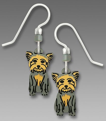 Earrings Sitting Yorkie