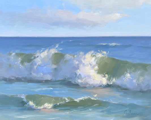 Audrey Cushman Breaking Wave 16X20