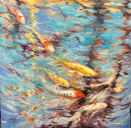 Sally Sutton The Chase 48x48