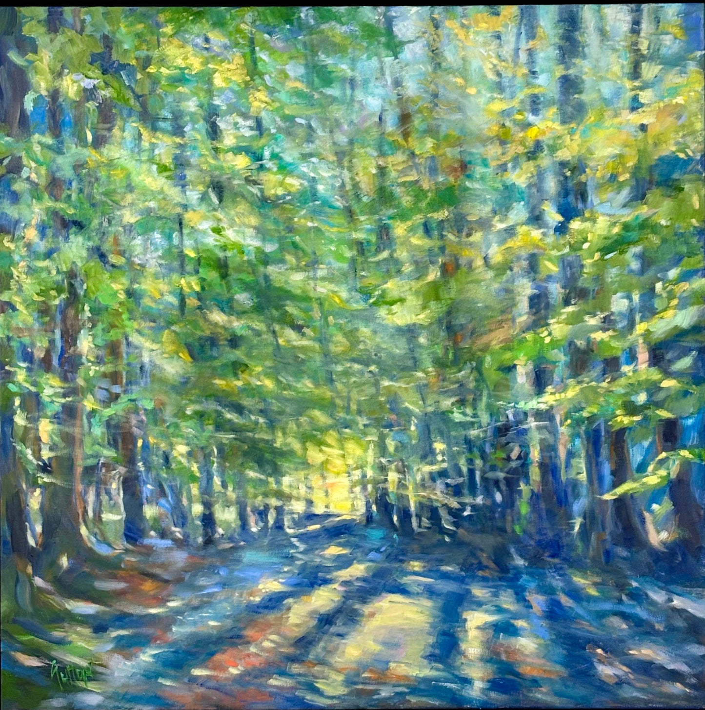 Sally Sutton Deep in the Woods 36x36