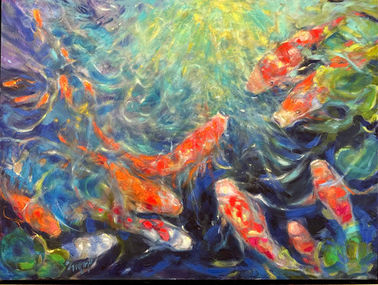 Sally Sutton Afternoon Adagio 30x40