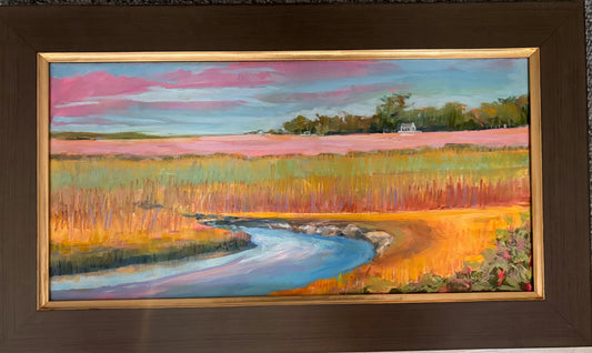 Barbara Van Vliet Salt Marsh Memories 24x12