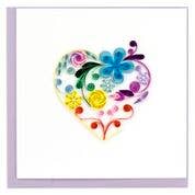 Floral Rainbow Heart🎨 🎨 Buy Art at Carolina Creations Gallery in Downtown New Bern🎨