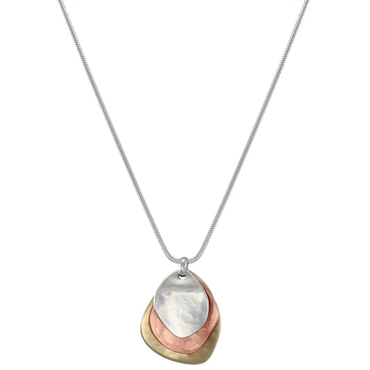Marjorie Baer Dished Semi Circle with Overlapping Domed Semi Circle