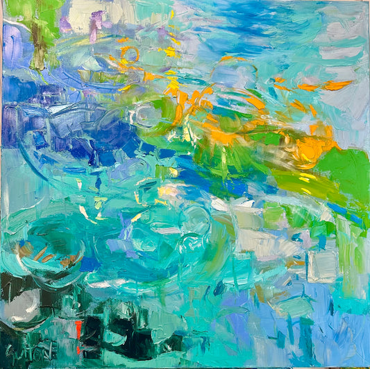 Sally Sutton Summer Shower 30x30