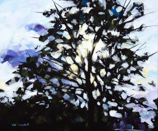 Chris Wagner Tree at Dusk 20x20