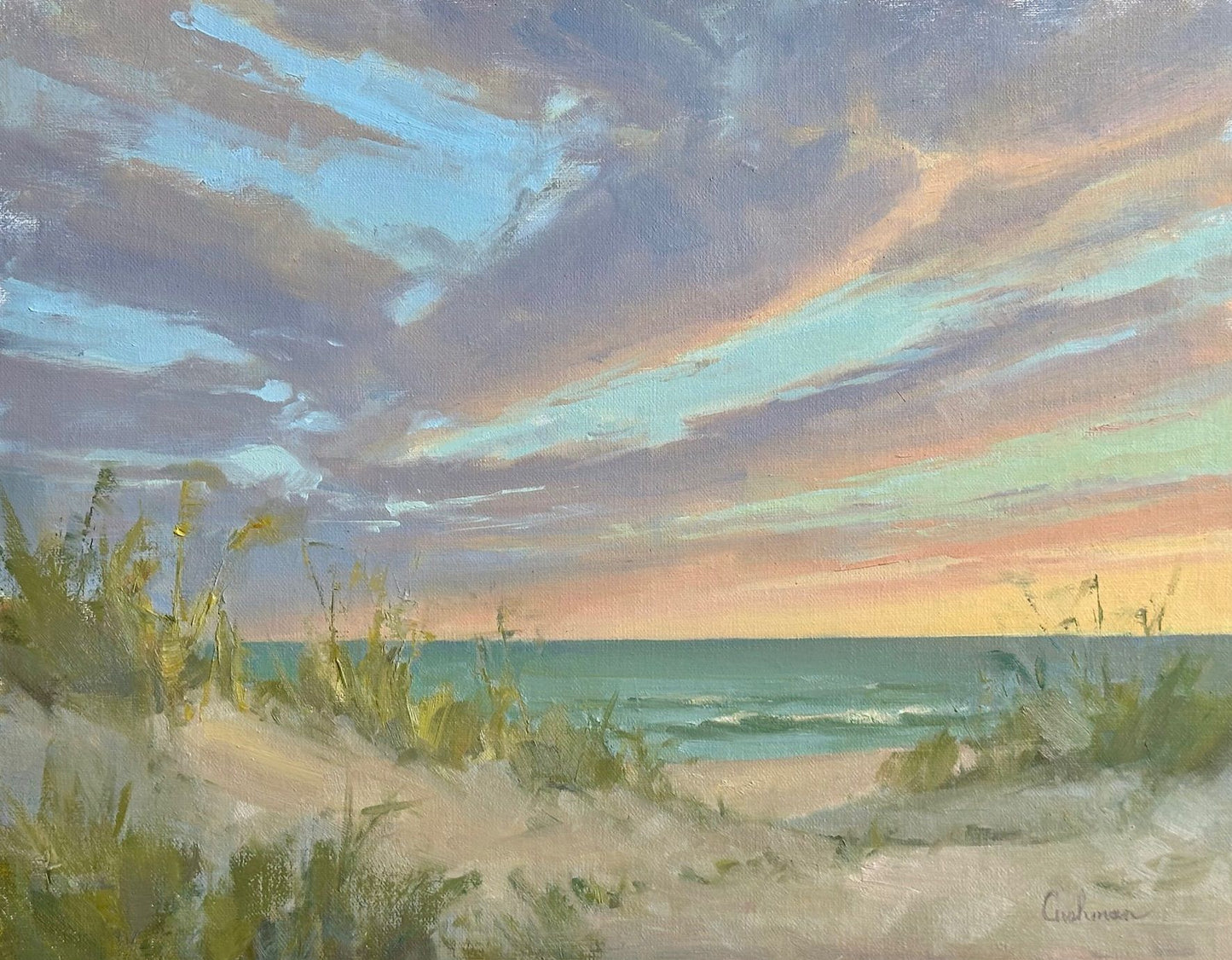 Audrey Cushman Dune Shadows🎨 Audrey Cushman🎨 Buy Art at Carolina Creations Gallery in Downtown New Bern🎨